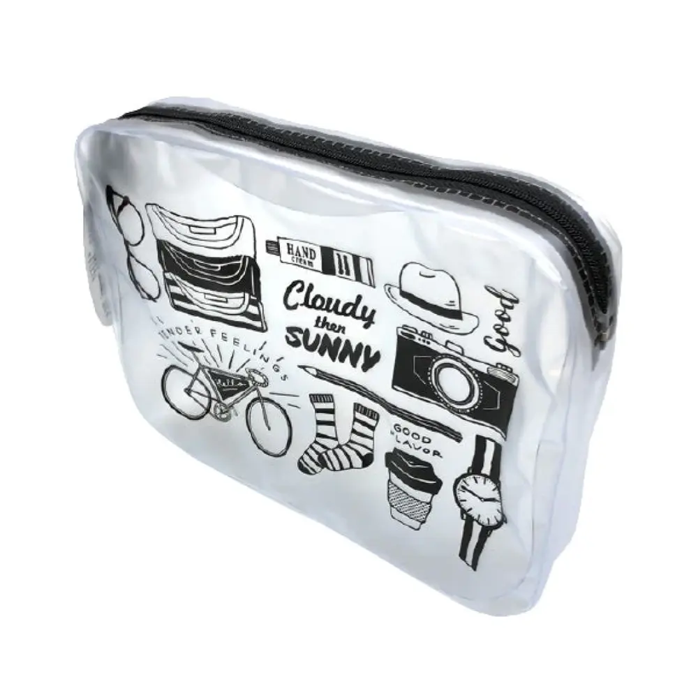 Túi Đựng Mỹ Phẩm Nhiều Màu, Cosmetic Zipper Pouch (23 x 17cm) - SYNAPSE